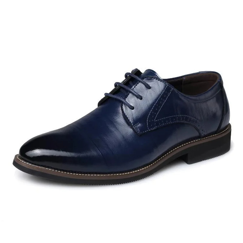 Men's Smart Vegan Leather Oxford Shoes with Classic Lace-Up Closure | Eco-Friendly Materials for All Seasons