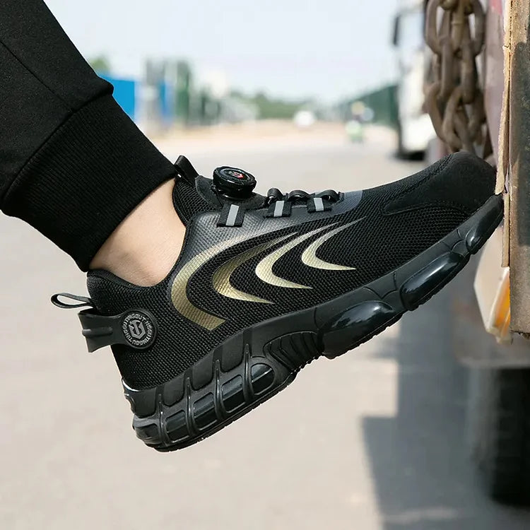 Steel Toe Safety Shoes Outdoor Non-slip Sole Sports Work Shoes